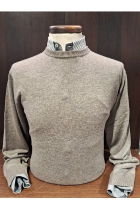 Gray Crew Neck 